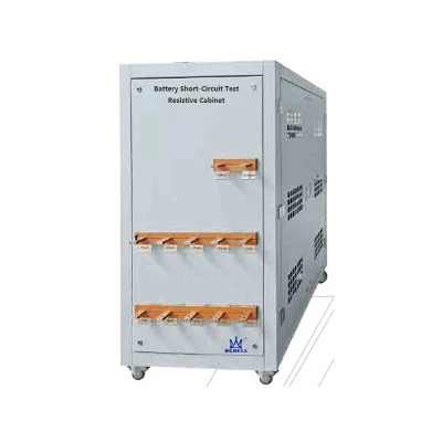 Banco de carga resistiva de grafite de curto-circuito de alta corrente personalizada de bateria de energia de lítio