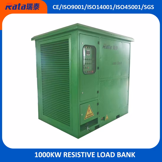 banco de carga resistivo do teste de carga do gerador de refrigeração de ar do manequim da C.A. 1000kw
